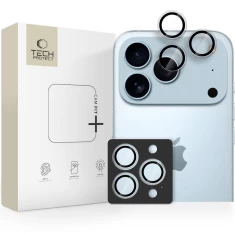Захисне скло Tech-Protect для камери iPhone 17 Pro/Pro Max | 16 Pro/Pro Max | 15 Pro/Pro Max | 14 Pro/Pro Max CamRing Fit+ Clear (5906302319169)