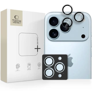 Захисне скло Tech-Protect для камери iPhone 17 Pro/Pro Max | 16 Pro/Pro Max | 15 Pro/Pro Max | 14 Pro/Pro Max CamRing Fit+ Clear (5906302319169)