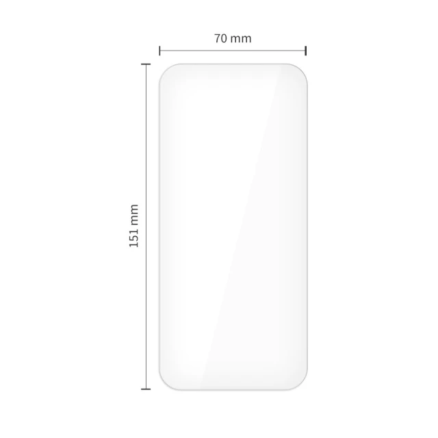 Захисне скло Tech-Protect Glass Fit+ для iPhone 17 Air Clear (2 pack) (5906302319244)