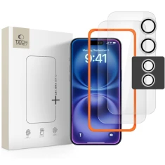 Захисне скло Tech-Protect Easy Set+ для iPhone 17 Clear (3 pack) (5906302319268)