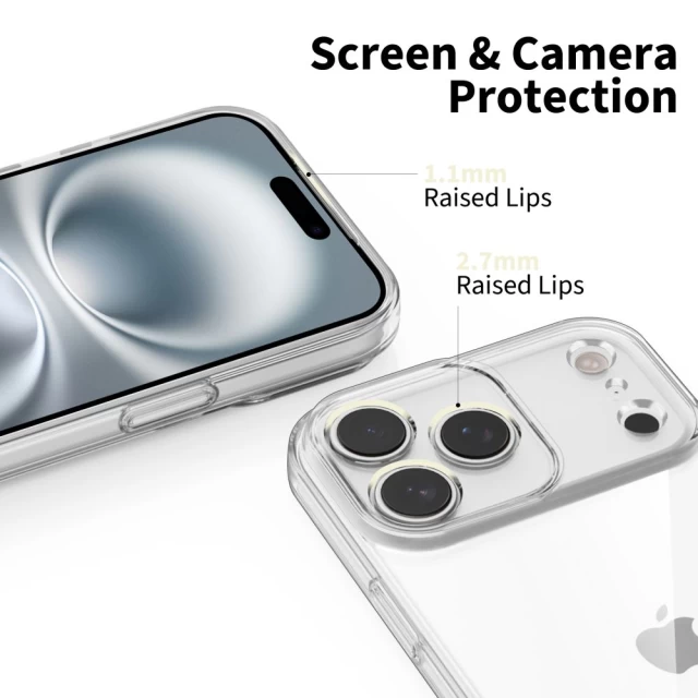 Чехол Tech-Protect FlexAir для iPhone 17 Pro Clear (5906302319398)