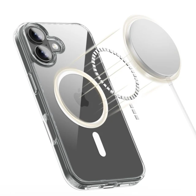 Чохол Tech-Protect FlexAir Hybrid для iPhone 17 Clear with MagSafe (5906302319459)