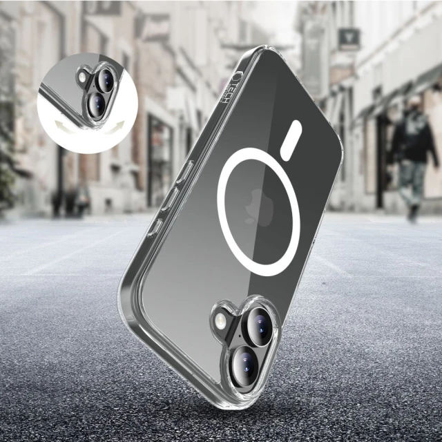 Чохол Tech-Protect FlexAir Hybrid для iPhone 17 Clear with MagSafe (5906302319459)