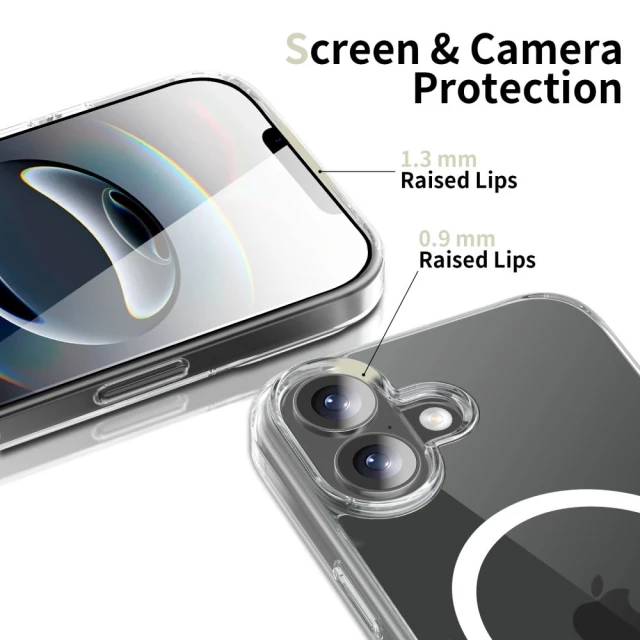 Чохол Tech-Protect FlexAir Hybrid для iPhone 17 Clear with MagSafe (5906302319459)