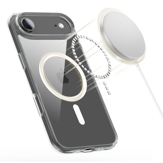 Чохол Tech-Protect FlexAir Hybrid для iPhone 17 Air Clear with MagSafe (5906302319466)