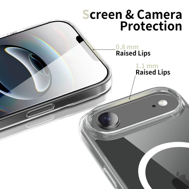 Чохол Tech-Protect FlexAir Hybrid для iPhone 17 Air Clear with MagSafe (5906302319466)