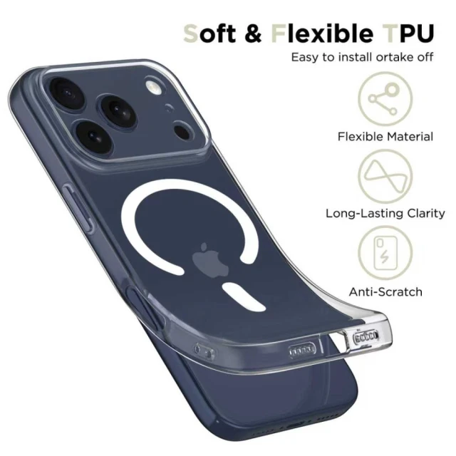 Чохол Tech-Protect FlexAir для iPhone 17 Pro Clear with MagSafe (5906302319510)