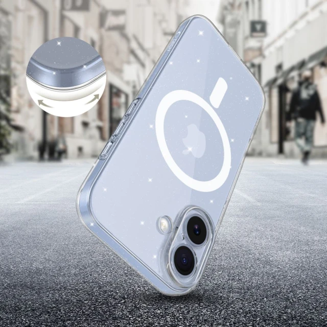 Чохол Tech-Protect FlexAir для iPhone 17 Glitter with MagSafe (5906302319534)