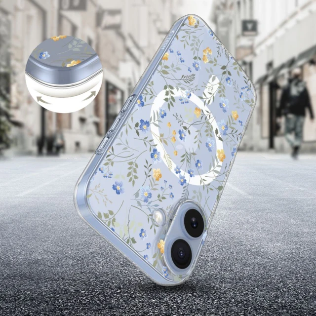 Чохол Tech-Protect FlexAir для iPhone 17 Spring Flowers with MagSafe (5906302319572)