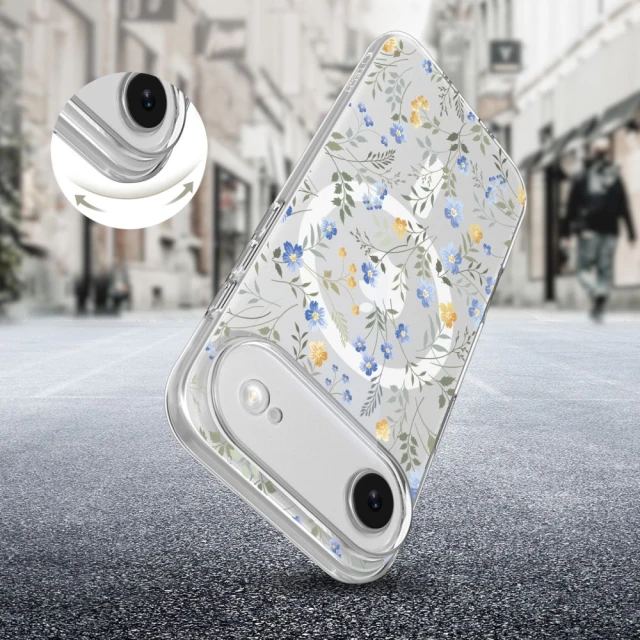 Чохол Tech-Protect FlexAir для iPhone 17 Air Spring Flowers with MagSafe (5906302319589)