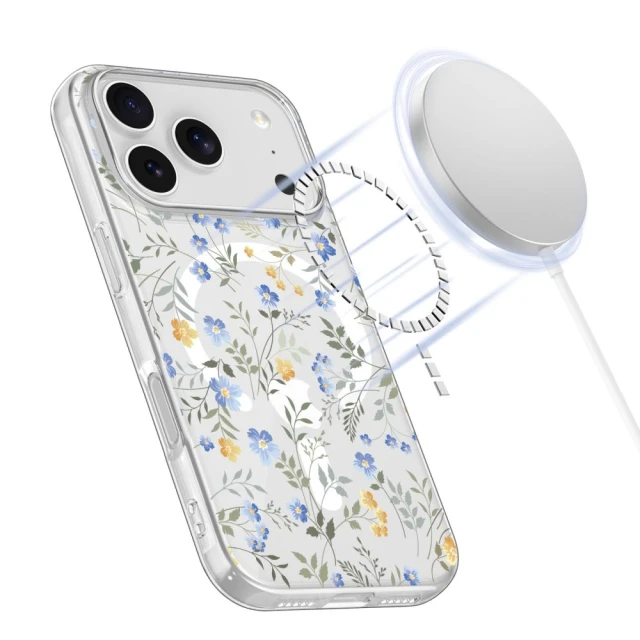 Чохол Tech-Protect FlexAir для iPhone 17 Pro Spring Flowers with MagSafe (5906302319596)