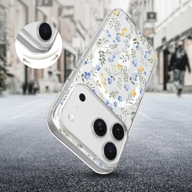 Чохол Tech-Protect FlexAir для iPhone 17 Pro Spring Flowers with MagSafe (5906302319596)