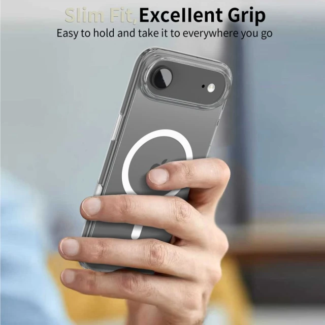 Чохол Tech-Protect Flexair Hybrid CC для iPhone 17 Air Clear with MagSafe (5906302319626)