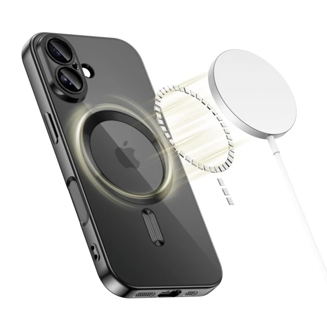 Чохол Tech-Protect MagFlex для iPhone 17 Shiny Black with MagSafe (5906302319657)