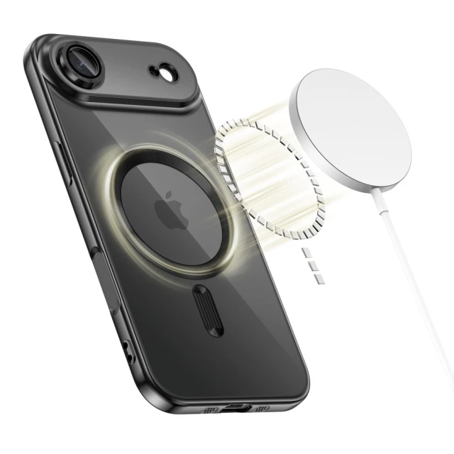 Чохол Tech-Protect MagFlex для iPhone 17 Air Shiny Black with MagSafe (5906302319664)