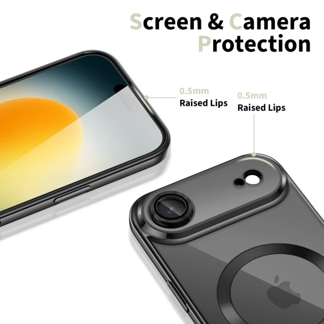 Чохол Tech-Protect MagFlex для iPhone 17 Air Shiny Black with MagSafe (5906302319664)