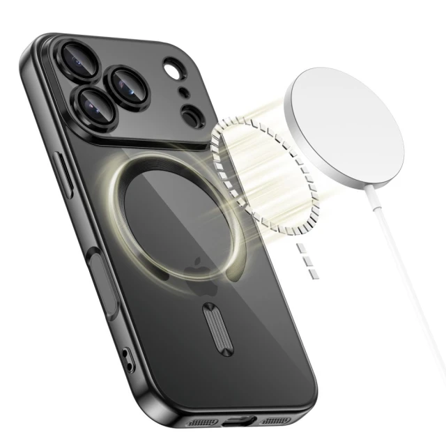 Чохол Tech-Protect MagFlex для iPhone 17 Pro Max Shiny Black with MagSafe (5906302319688)