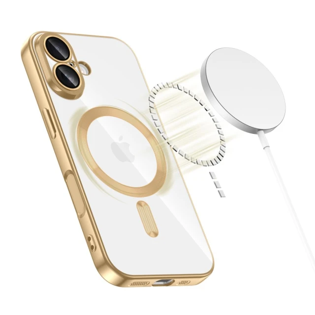 Чохол Tech-Protect MagFlex для iPhone 17 Shiny Gold with MagSafe (5906302319695)