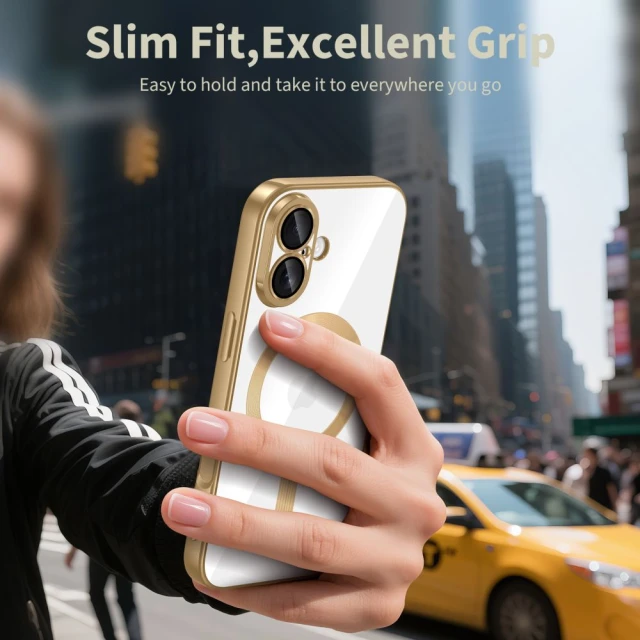 Чохол Tech-Protect MagFlex для iPhone 17 Shiny Gold with MagSafe (5906302319695)