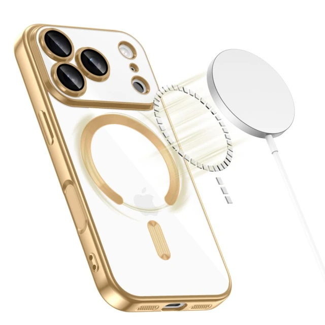 Чохол Tech-Protect MagFlex для iPhone 17 Pro Max Shiny Gold with MagSafe (5906302319725)