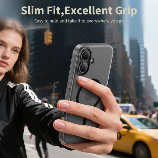 Чохол Tech-Protect MagSlim для iPhone 17 Matte Black with MagSafe (5906302319732)