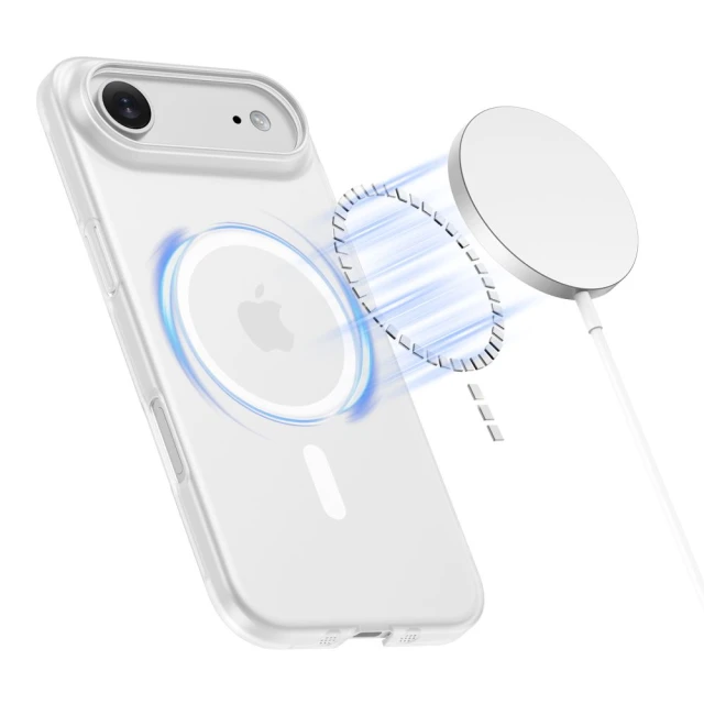 Чехол Tech-Protect MagSlim для iPhone 17 Air Matte White with MagSafe (5906302319787)