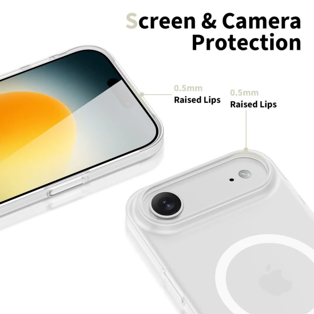 Чехол Tech-Protect MagSlim для iPhone 17 Air Matte White with MagSafe (5906302319787)