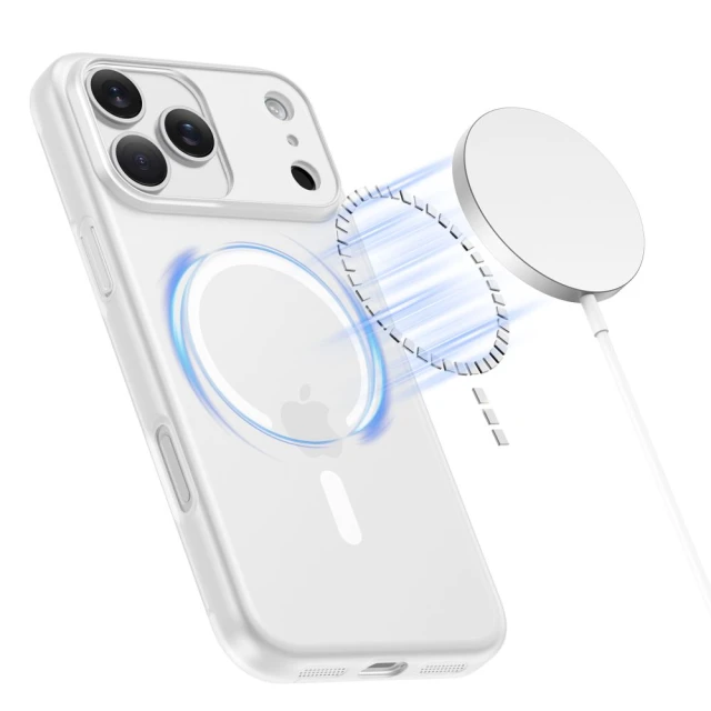 Чохол Tech-Protect MagSlim для iPhone 17 Pro Matte White with MagSafe (5906302319794)