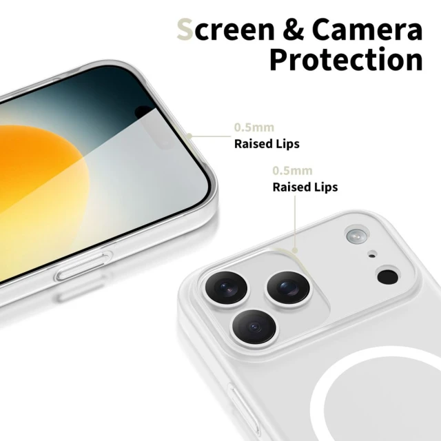 Чохол Tech-Protect MagSlim для iPhone 17 Pro Matte White with MagSafe (5906302319794)