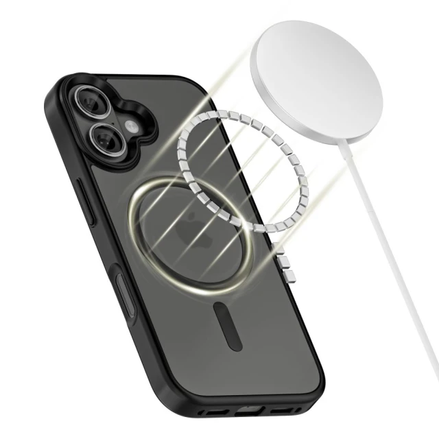Чохол Tech-Protect MagMat для iPhone 17 Matte Black with MagSafe (5906302319855)