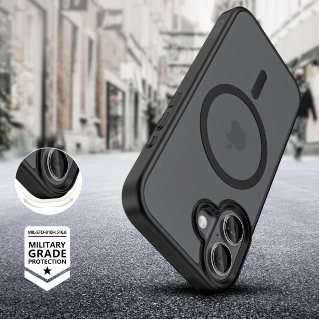 Чохол Tech-Protect MagMat для iPhone 17 Matte Black with MagSafe (5906302319855)