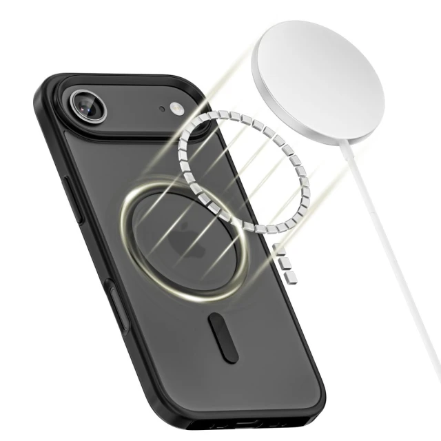Чохол Tech-Protect MagMat для iPhone 17 Air Matte Black with MagSafe (5906302319862)