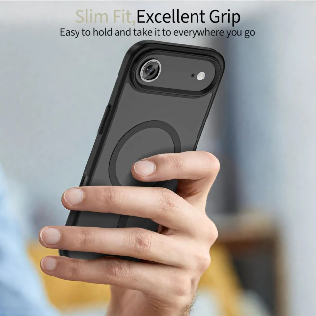 Чохол Tech-Protect MagMat для iPhone 17 Air Matte Black with MagSafe (5906302319862)