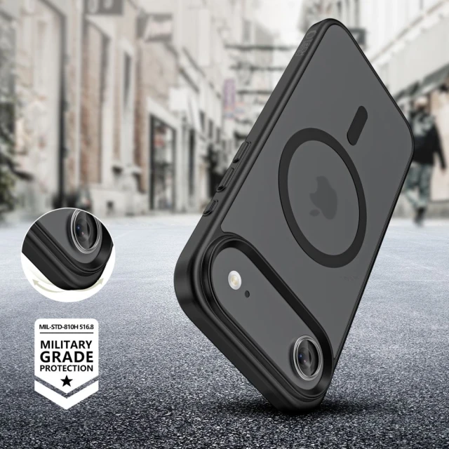 Чохол Tech-Protect MagMat для iPhone 17 Air Matte Black with MagSafe (5906302319862)