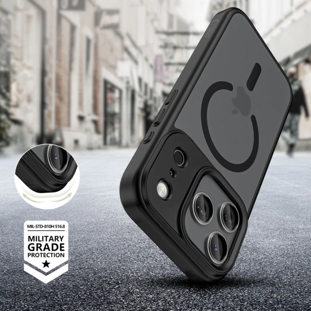 Чохол Tech-Protect MagMat для iPhone 17 Pro Max Matte Black with MagSafe (5906302319886)