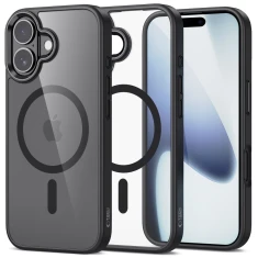 Чохол Tech-Protect MagMat для iPhone 17 Black Clear with MagSafe (5906302319893)