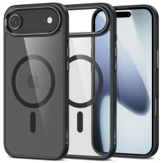 Чохол Tech-Protect MagMat для iPhone 17 Air Black Clear with MagSafe (5906302319909)