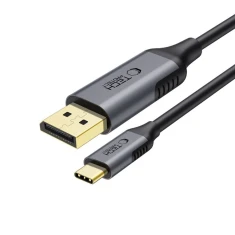 Кабель Tech-Protect UltraBoost USB-C to DisplayPort 1.4 8K 60Hz 1.8 m Black (5906302321780)