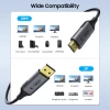 Кабель Tech-Protect UltraBoost DisplayPort to HDMI 2.0 4K 60Hz 2 m Black (5906302321797)