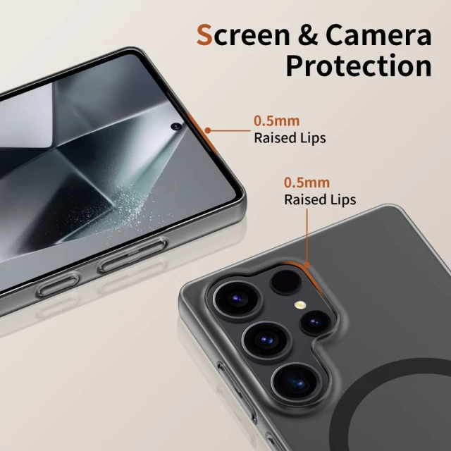 Чохол Tech-Protect MagSlim для Samsung Galaxy S25 Ultra (S938) Matte Black with MagSafe (5906302322015)