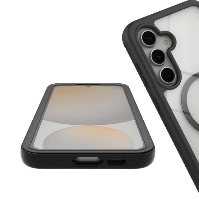 Чохол Tech-Protect Defense360 для Samsung Galaxy S25 (S931) Black with MagSafe (5906302322145)