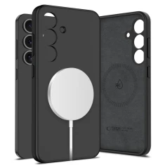 Чохол Tech-Protect Liquid Silicone для Samsung Galaxy S25 (S931) Black with MagSafe (5906302322183)