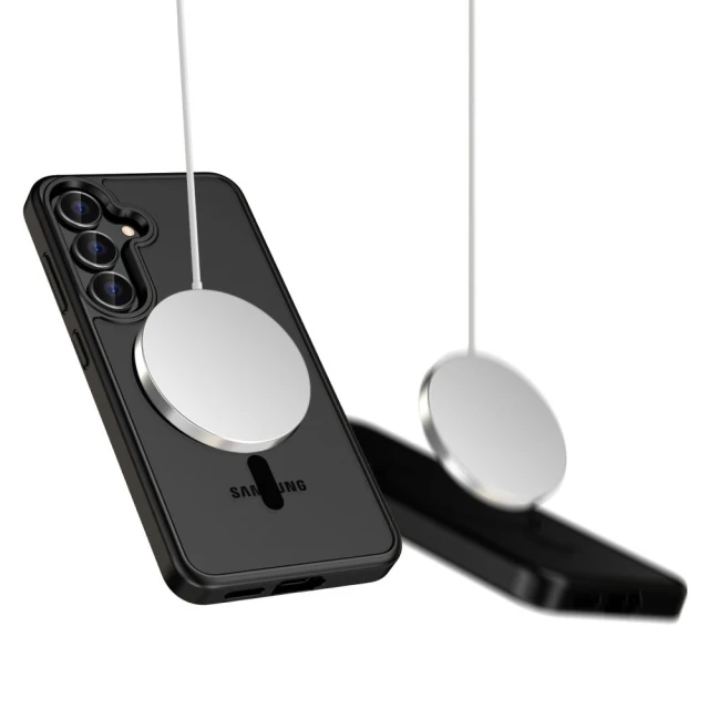 Чохол Tech-Protect MagMat для Samsung Galaxy S25 Plus (S936) Matte Black with MagSafe (5906302322268)