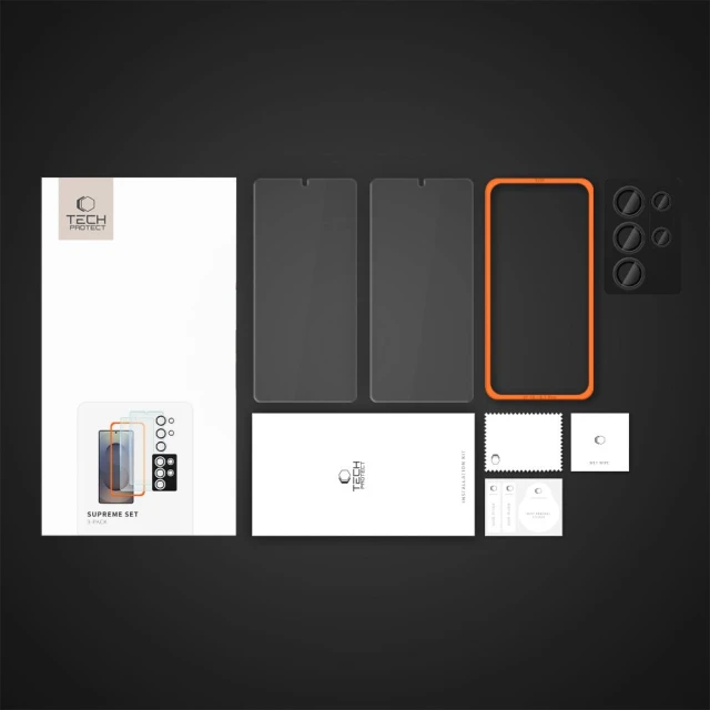 Захисний комплект Tech-Protect Supreme Set для Samsung Galaxy S25 Ultra (S938) (3 pack) Clear (5906302322343)