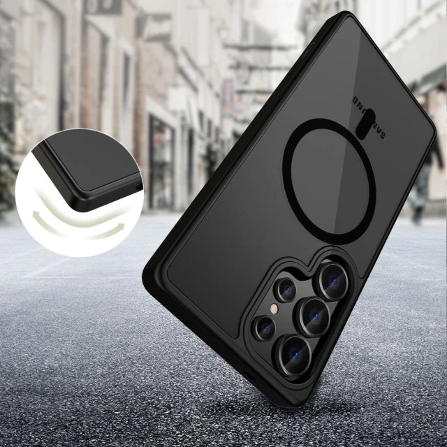 Чохол Tech-Protect MagMat для Samsung Galaxy S25 Ultra (S938) Matte Black with MagSafe (5906302322381)