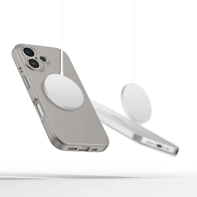 Чохол Tech-Protect Liquid Silicone для iPhone 16 Stone Grey with MagSafe (5906302322503)