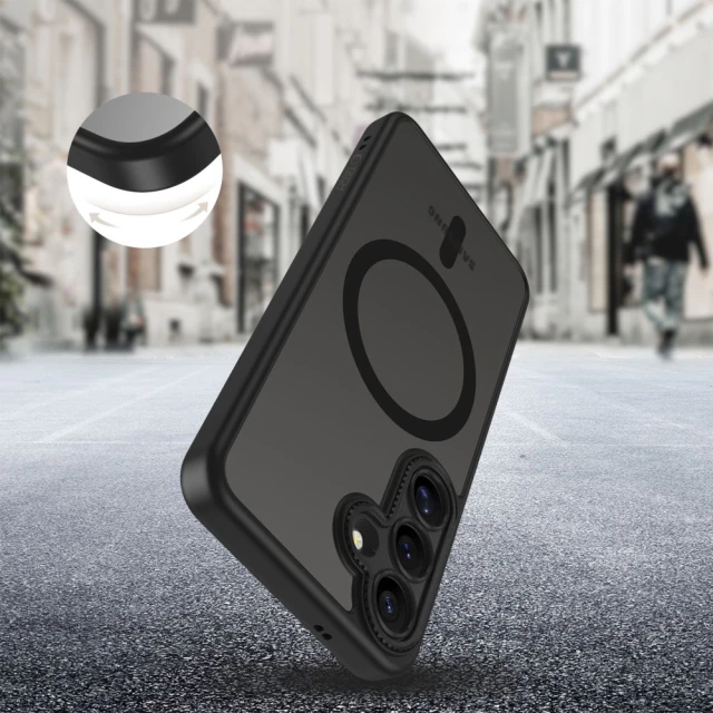 Чохол Tech-Protect MagCam для Samsung Galaxy S25 (S931) Matte Black with MagSafe (5906302322749)