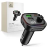 Автомобільний зарядний пристрій Tech-Protect CC07 3-Port PD 54W + FM-трансмітер Bluetooth Black (5906302322770)
