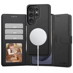 Чехол Tech-Protect Wallet для Samsung Galaxy S26 Ultra Matte Black with MagSafe (5906302322800)