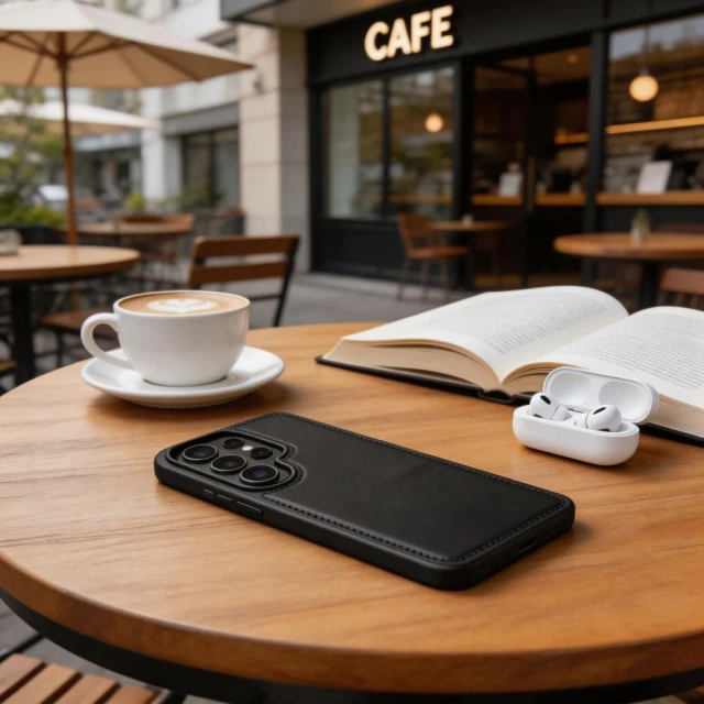 Чехол Tech-Protect Wallet для Samsung Galaxy S26 Ultra Matte Black with MagSafe (5906302322800)